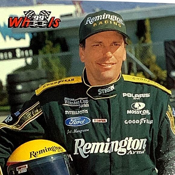 Ted Musgrave, Sponsor: Remington, Card 24, 1999 Wheels NASCAR Winston Cup, NM+ - Picture 1 of 4